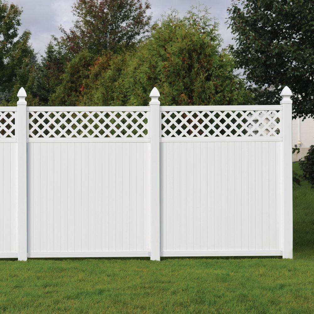 3hd Lattice Vinyl Fence